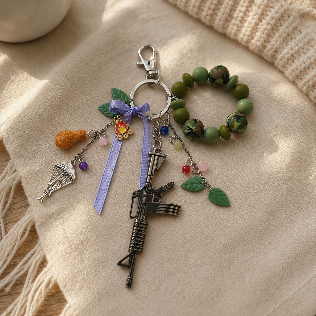 Crash Landing Korean Drama Keychain